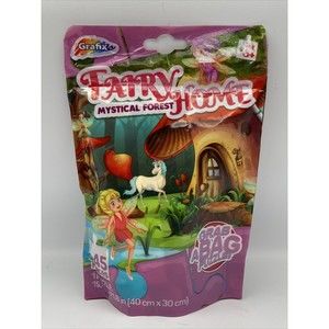 GRAFIX- Grab A BAG PUZZLE For Kids, 45 Pieces-FAIRY HOME MYSTICAL FOREST- NEW
